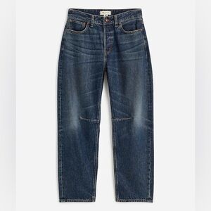 Madewell The Curvy Darted Barrel-Leg Jean in Danver Wash Size 28